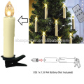 Pour les bars Décoration à la maison Églises Temples Noël Fêtes de naissance Télécommande Ensemble de lumières de Noël avec clip amovible